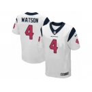 Men's Nike Houston Texans #4 Deshaun Watson Elite White NFL Jersey