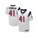 Men's Nike Houston Texans #41 Zach Cunningham Elite White NFL Jersey