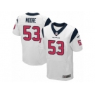 Men's Nike Houston Texans #53 Sio Moore Elite White NFL Jersey