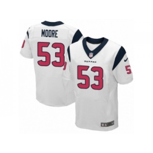 Men's Nike Houston Texans #53 Sio Moore Elite White NFL Jersey