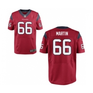 Men's Nike Houston Texans #66 Nick Martin Elite Red Alternate NFL Jersey