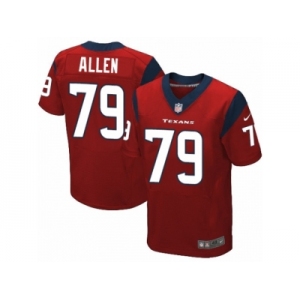 Men's Nike Houston Texans #79 Jeff Allen Elite Red Alternate NFL Jersey