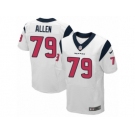 Men's Nike Houston Texans #79 Jeff Allen Elite White NFL Jersey