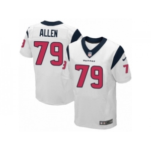 Men's Nike Houston Texans #79 Jeff Allen Elite White NFL Jersey