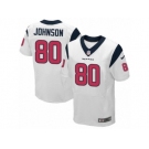 Men's Nike Houston Texans #80 Andre Johnson Elite White NFL Jersey