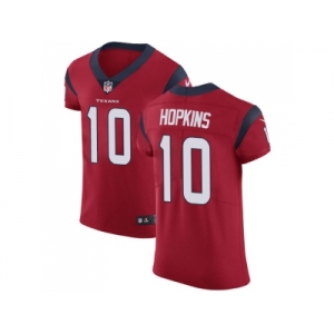 Nike Houston Texans #10 DeAndre Hopkins Red Alternate Men Stitched NFL Vapor Untouchable Elite Jersey