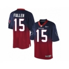 Nike Houston Texans #15 Will Fuller Navy Blue Red Men's Stitched NFL Elite Fadeaway Fashion Jersey