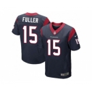 Nike Houston Texans #15 Will Fuller Navy Blue Team Color Men's Stitched NFL Elite Jersey