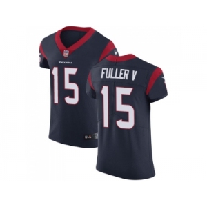 Nike Houston Texans #15 Will Fuller V Navy Blue Team Color Men Stitched NFL Vapor Untouchable Elite Jersey