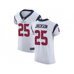 Nike Houston Texans #25 Kareem Jackson White Men Stitched NFL Vapor Untouchable Elite Jersey