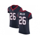 Nike Houston Texans #26 Lamar Miller Navy Blue Team Color Men Stitched NFL Vapor Untouchable Elite Jersey