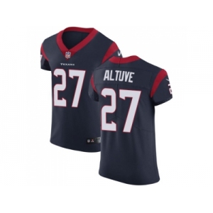 Nike Houston Texans #27 Jose Altuve Navy Blue Team Color Men Stitched NFL Vapor Untouchable Elite Jersey