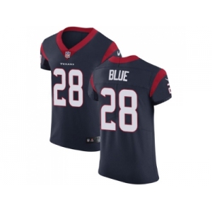 Nike Houston Texans #28 Alfred Blue Navy Blue Team Color Men Stitched NFL Vapor Untouchable Elite Jersey