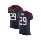 Nike Houston Texans #29 Andre Hal Navy Blue Team Color Men Stitched NFL Vapor Untouchable Elite Jersey