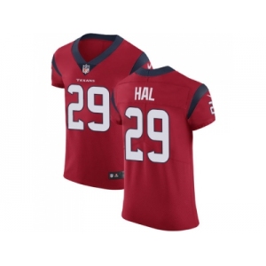 Nike Houston Texans #29 Andre Hal Red Alternate Men Stitched NFL Vapor Untouchable Elite Jersey