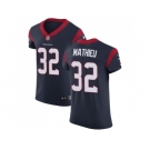 Nike Houston Texans #32 Tyrann Mathieu Navy Blue Team Color Men Stitched NFL Vapor Untouchable Elite Jersey