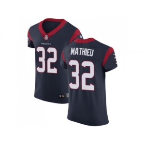 Nike Houston Texans #32 Tyrann Mathieu Navy Blue Team Color Men Stitched NFL Vapor Untouchable Elite Jersey