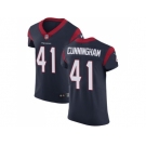 Nike Houston Texans #41 Zach Cunningham Navy Blue Team Color Men Stitched NFL Vapor Untouchable Elite Jersey