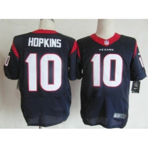 nike nfl jerseys houston texans #10 hopkins dk.blue[Elite]