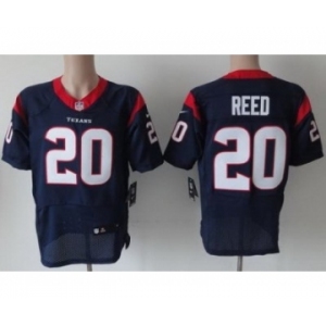 nike nfl jerseys houston texans #20 ed reed dk.blue[Elite]