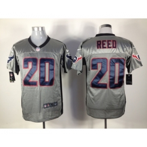 nike nfl jerseys houston texans #20 ed reed grey[Elite shadow]