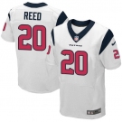 nike nfl jerseys houston texans #20 ed reed white[Elite]