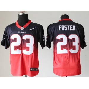 nike nfl jerseys houston texans #23 arian foster blue-red[Elite drift fashion][second version]