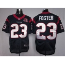 nike nfl jerseys houston texans #23 foster blue[10th patch elite]