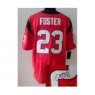 nike nfl jerseys houston texans #23 foster red[Elite signature]