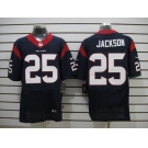 nike nfl jerseys houston texans #25 jackson dk.blue[Elite]