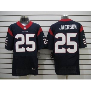 nike nfl jerseys houston texans #25 jackson dk.blue[Elite]