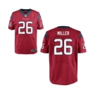 nike nfl jerseys houston texans #26 miller red[Elite]