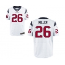 nike nfl jerseys houston texans #26 miller white[Elite]