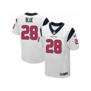 nike nfl jerseys houston texans #28 alfred blue white[Elite]