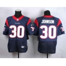 nike nfl jerseys houston texans #30 johnson blue[Elite]