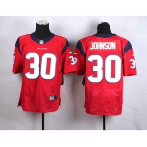 nike nfl jerseys houston texans #30 johnson red[Elite]