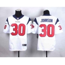 nike nfl jerseys houston texans #30 johnson white[Elite]