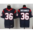 nike nfl jerseys houston texans #36 swearinger blue[Elite]