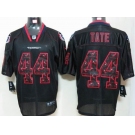 nike nfl jerseys houston texans #44 tate black[Elite united sideline]