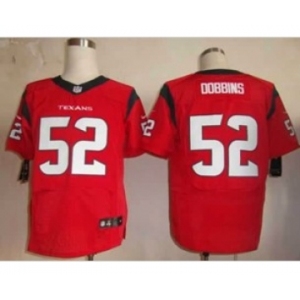 nike nfl jerseys houston texans #52 dobbins red[Elite]