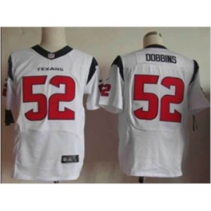 nike nfl jerseys houston texans #52 dobbins white[Elite]