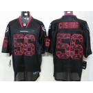 nike nfl jerseys houston texans #56 cushing black[Elite united sideline]