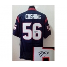 nike nfl jerseys houston texans #56 cushing blue[Elite signature]