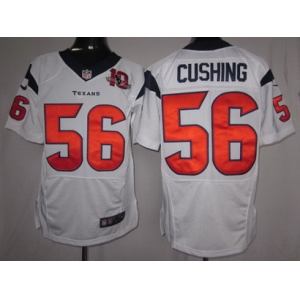 nike nfl jerseys houston texans #56 cushing white[Elite 10th patch]