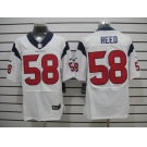 nike nfl jerseys houston texans #58 reed white[Elite]