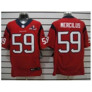 nike nfl jerseys houston texans #59 mercilus red[Elite 10th patch]