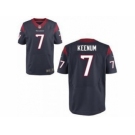 nike nfl jerseys houston texans #7 case keenum blue [Elite]