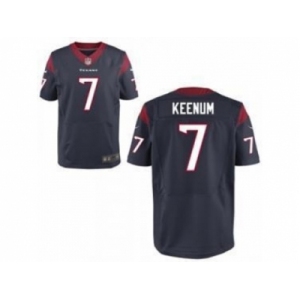 nike nfl jerseys houston texans #7 case keenum blue [Elite]