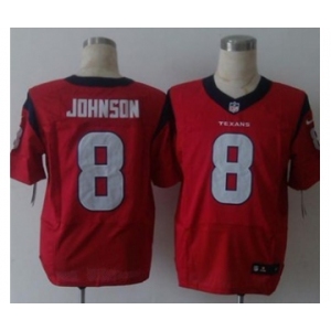 nike nfl jerseys houston texans #8 johnson red[Elite][johnson]