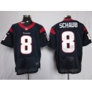 nike nfl jerseys houston texans #8 schaub blue[elite]